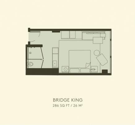 Plan de la chambre Bridge King