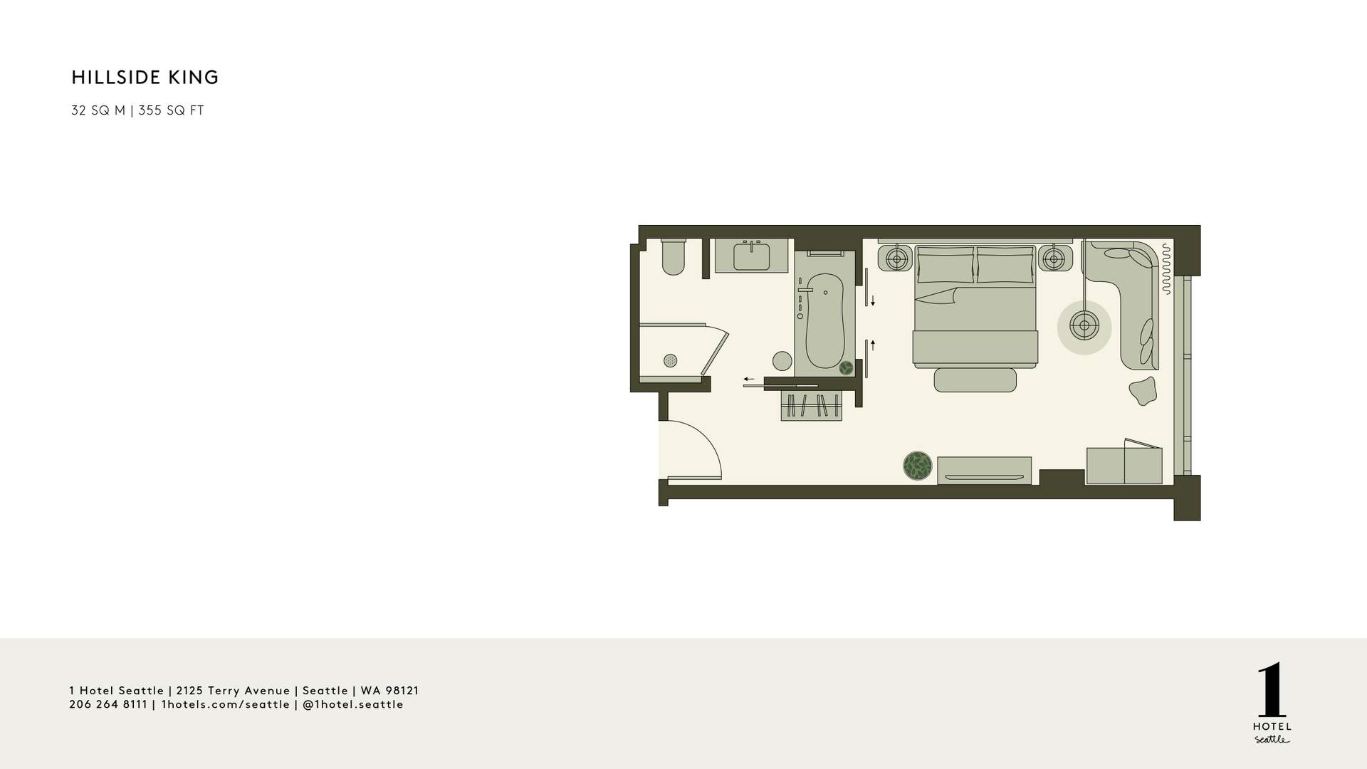 Plan d'étage pour Hillside King