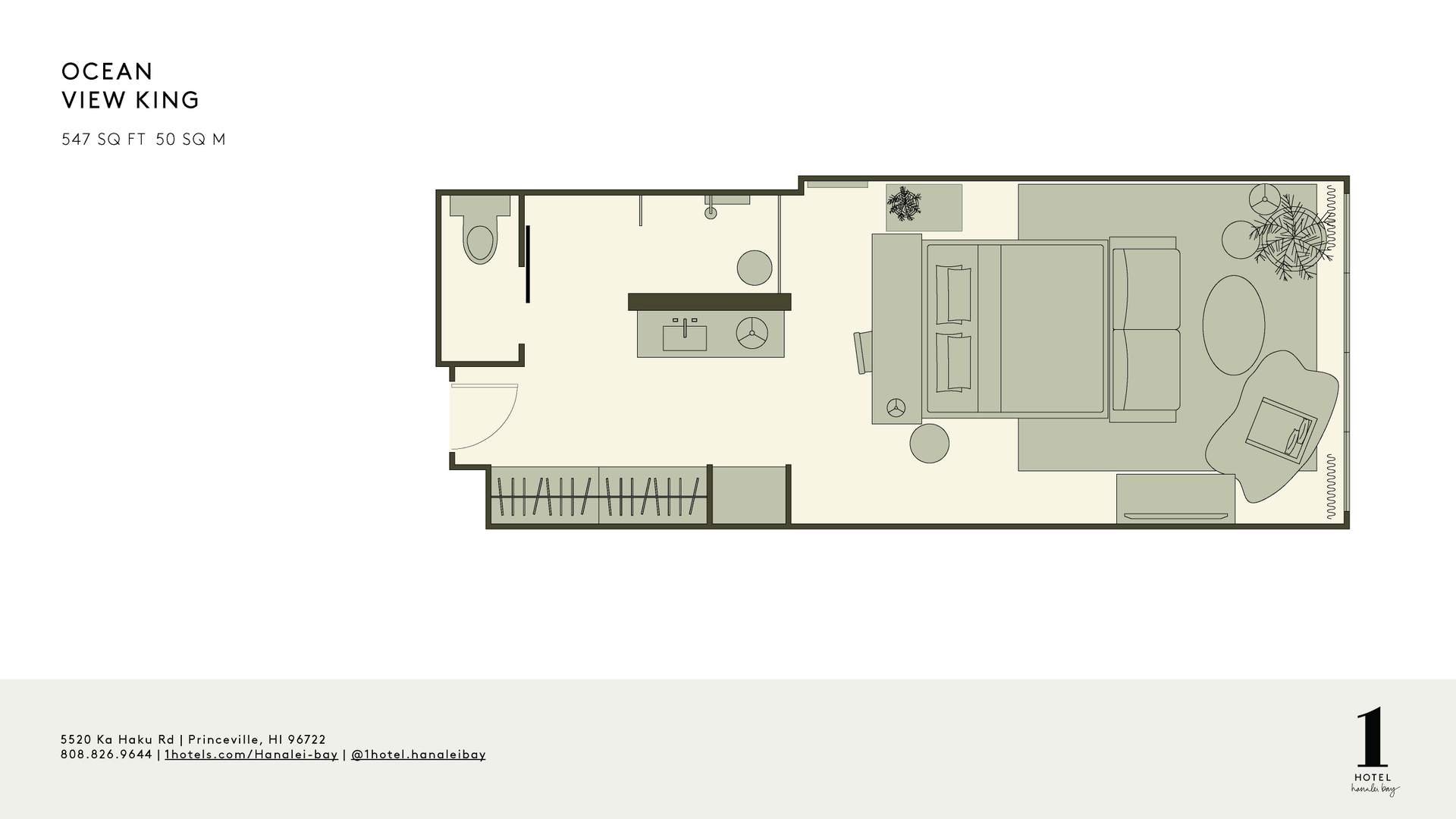 Vue sur l'océan King