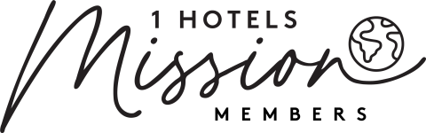 1 Hotels Mission Logo with Tagline