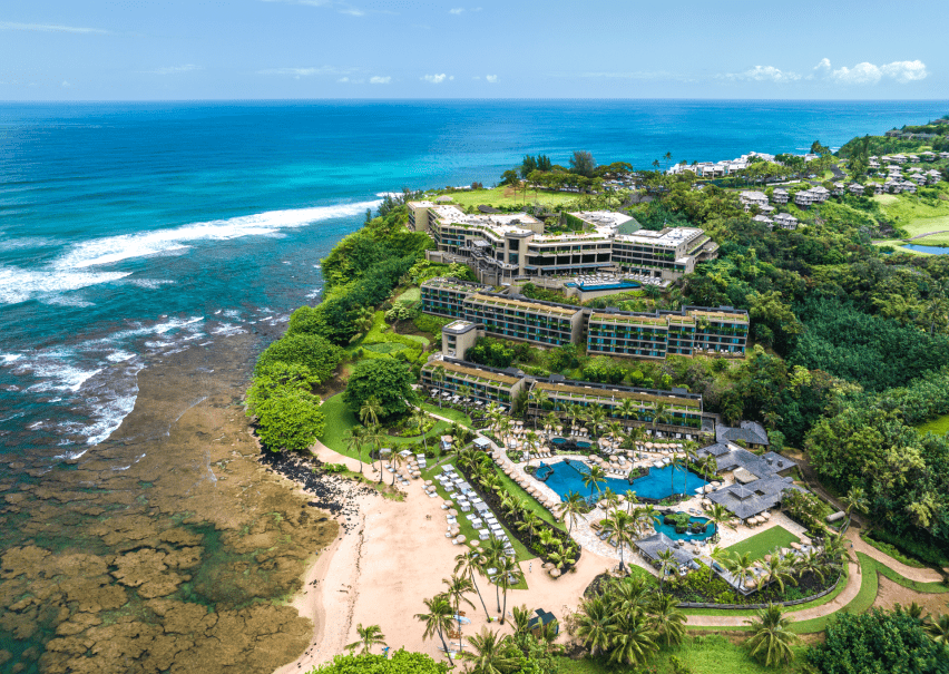 Aerial view of Connor Morris beach