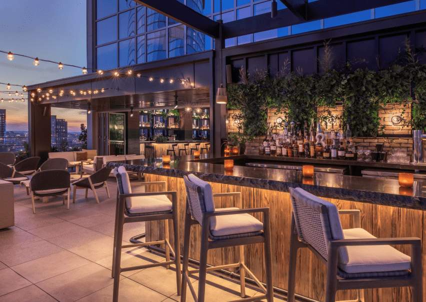 bar sur le toit à nashville
