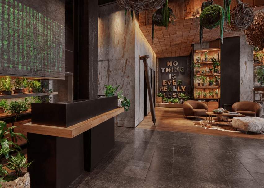 Lobby of central park