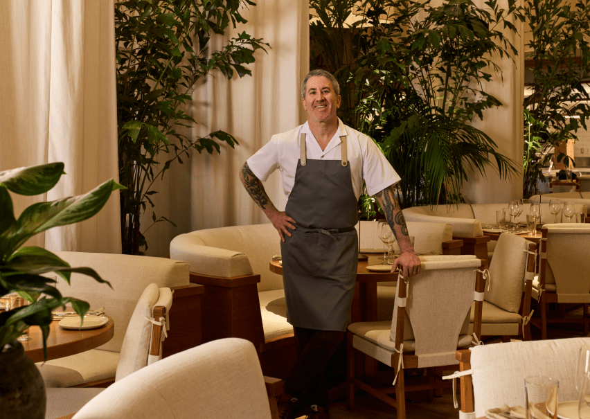 Chef Mike at AVIV