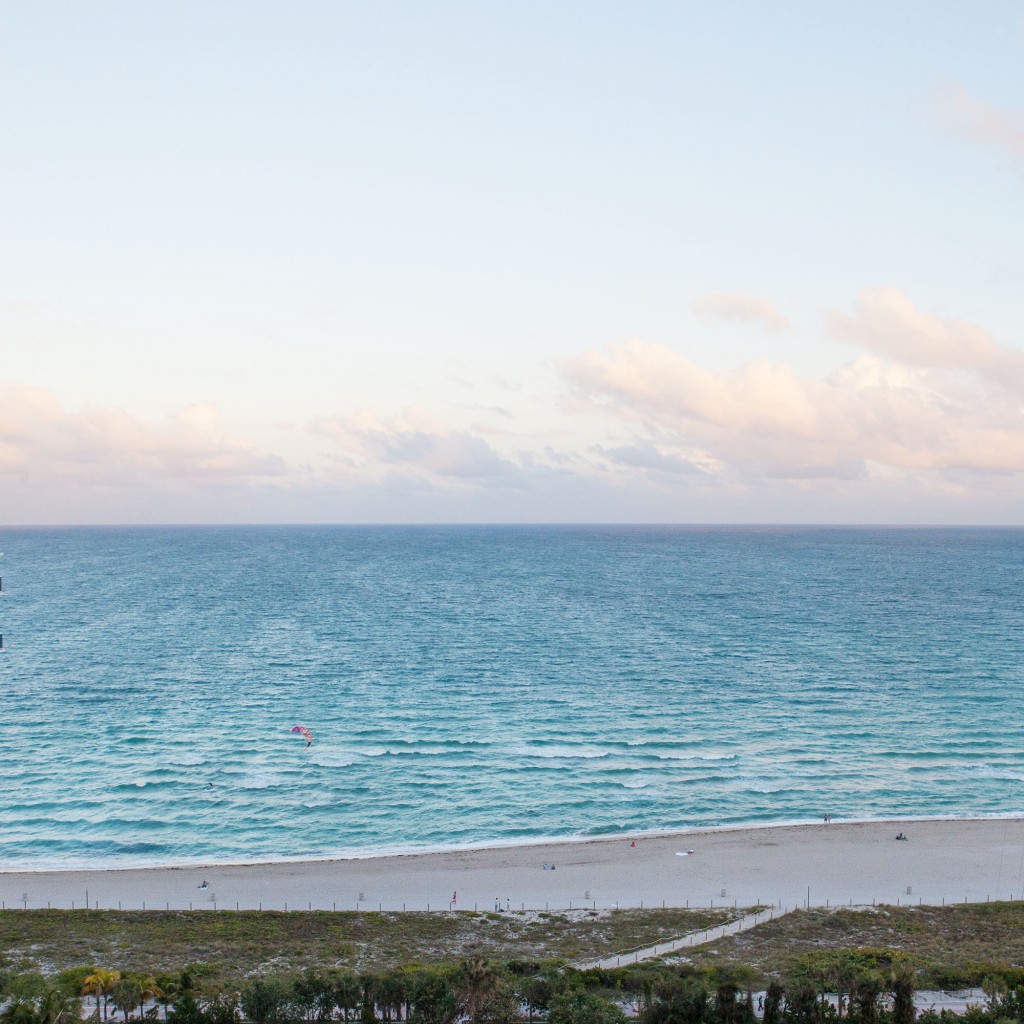 A clear day at the beach