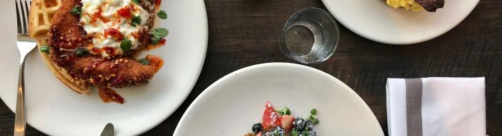 birds eye view of brunch