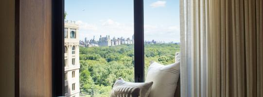 View of central park from room nook