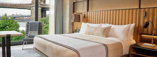 The Bridge King Suite at 1 Hotel Brooklyn Bridge
