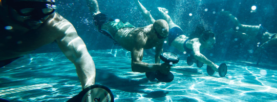 snorkeling under water