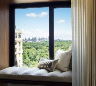 View of central park from room nook