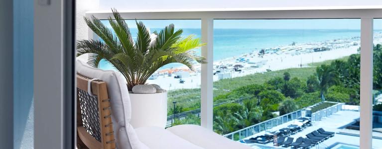 Balcony view from 1 hotel south beach king room