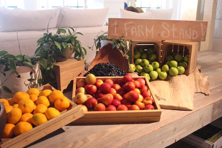 Fruits at the lobby farm stand at 1 Hotel South Beach
