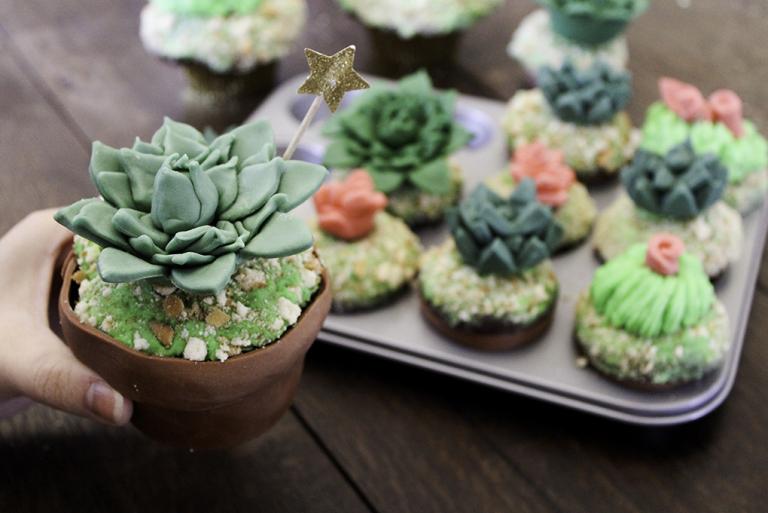 Nature Inspired Cupcakes